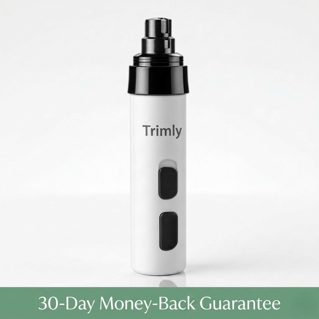Trimly whisper-quiet dog nail grinder with LED light - main product image